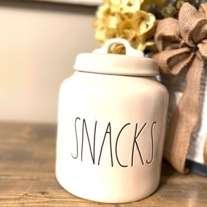 Rae Dunn Snacks Canister